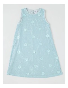 Wren Senior A-Line Dress in Blue