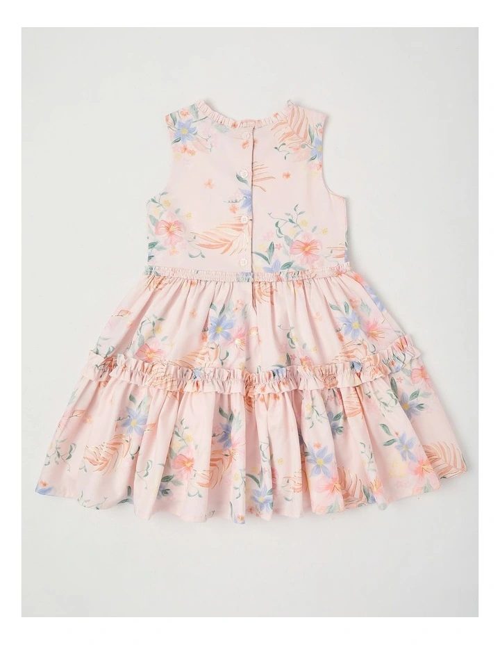 Rita Junior Tiered Dress in Pink image 3