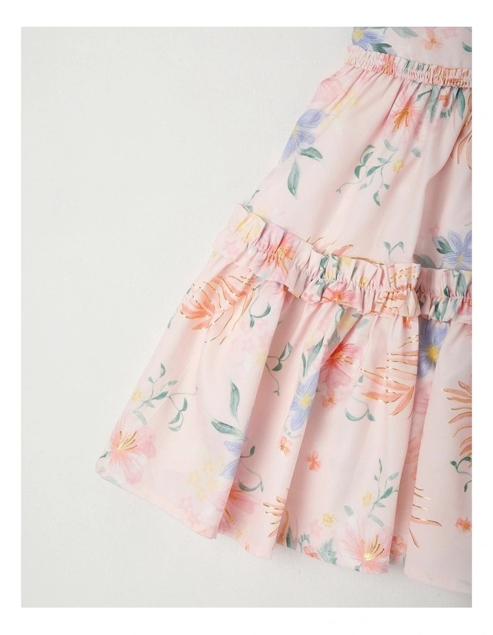 Rita Junior Tiered Dress in Pink image 4
