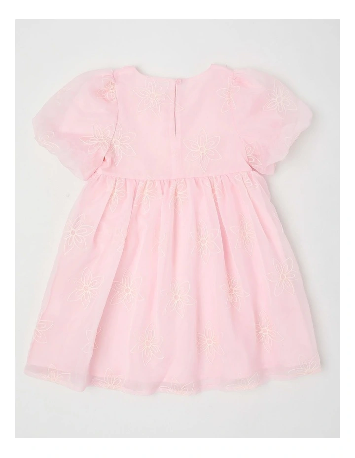 Maddy Junior Drop Waist Dress in Pink image 3
