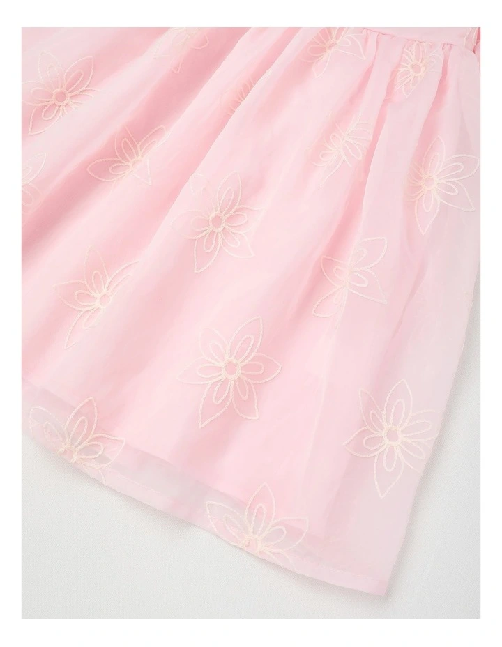 Maddy Junior Drop Waist Dress in Pink image 4