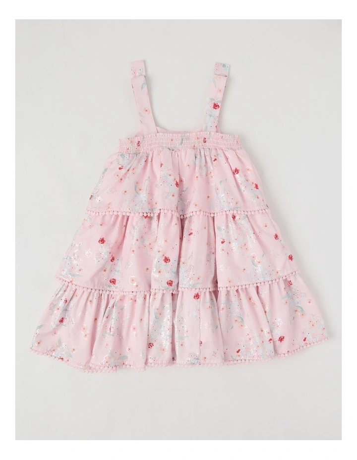 Annie Junior Tiered Dress in Pink image 3