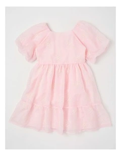 Melissa Senior High-Low Hem Dress in Pink