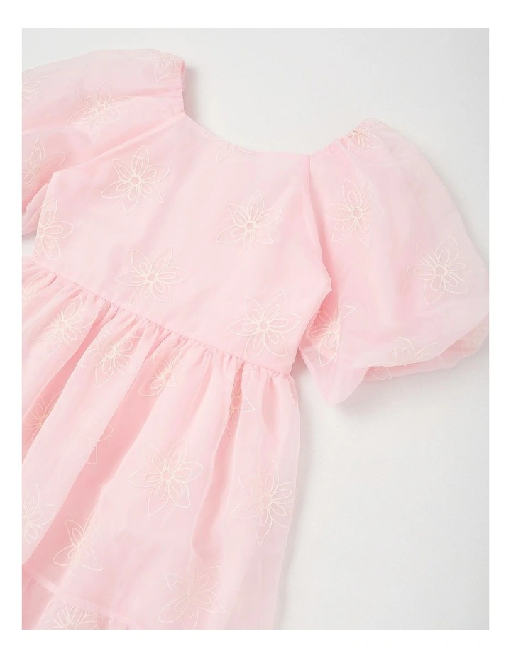 Melissa Senior High-Low Hem Dress in Pink image 2