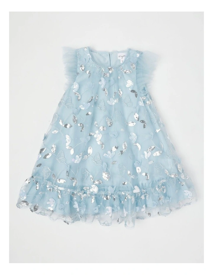 Evie Junior Aline Dress in Blue image 1