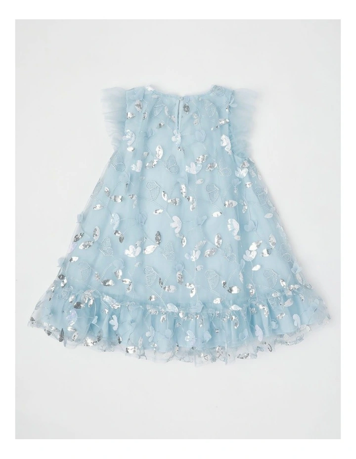 Evie Junior Aline Dress in Blue image 3