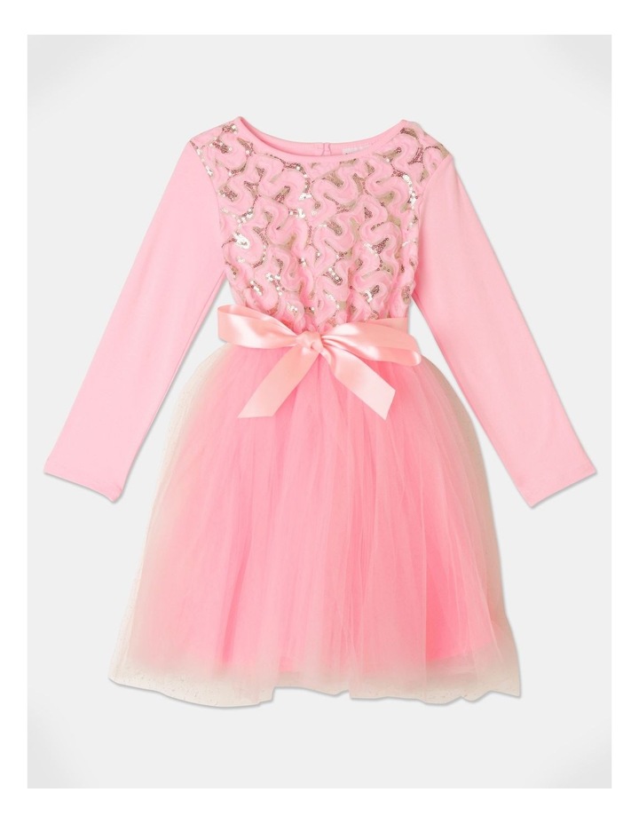 Evie Long Sleeve Knit Tutu Dress In