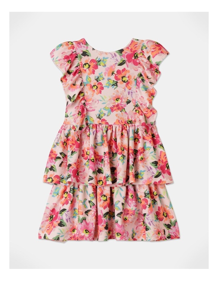 Harper Ruffle Frill Dress In Multi