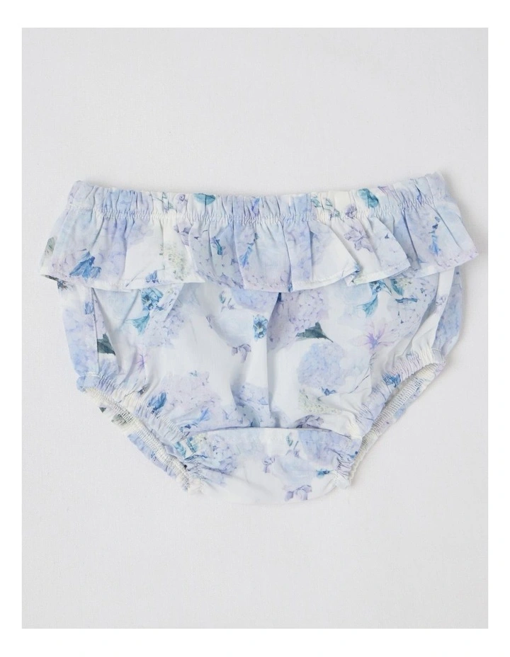 Cora Knit Top with Mesh Tutu and Matching Headband in Light Blue image 5