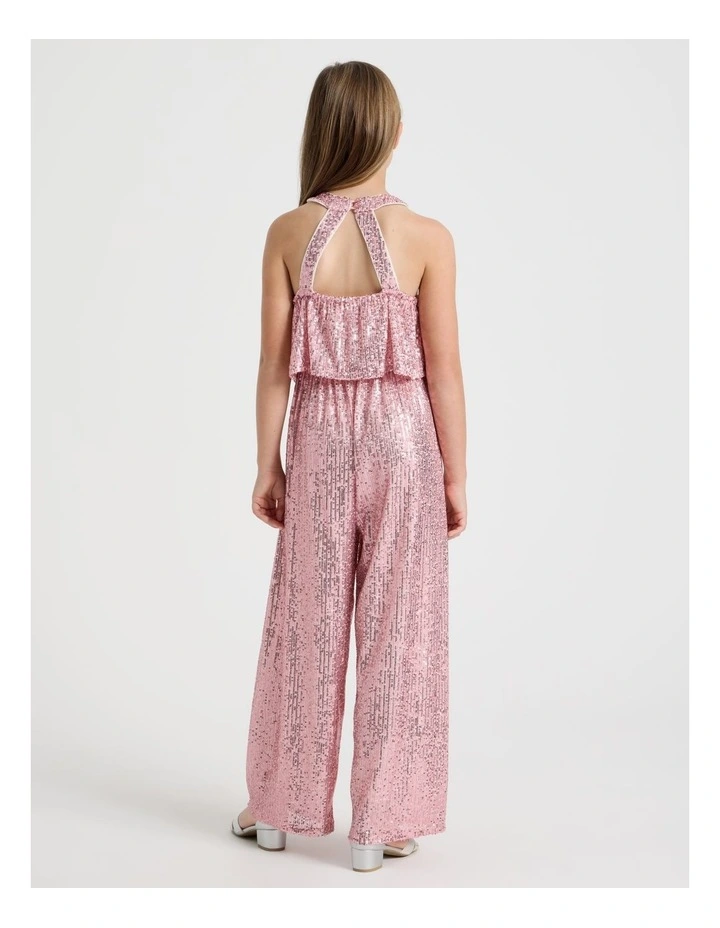 Madison Senior Sequin Jumpsuit in Multi image 6