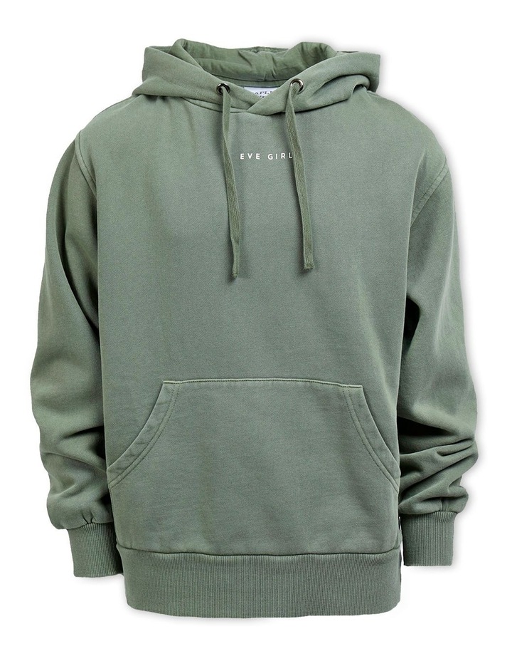 Eve Girl Washed Hoody 3-7 Khaki
