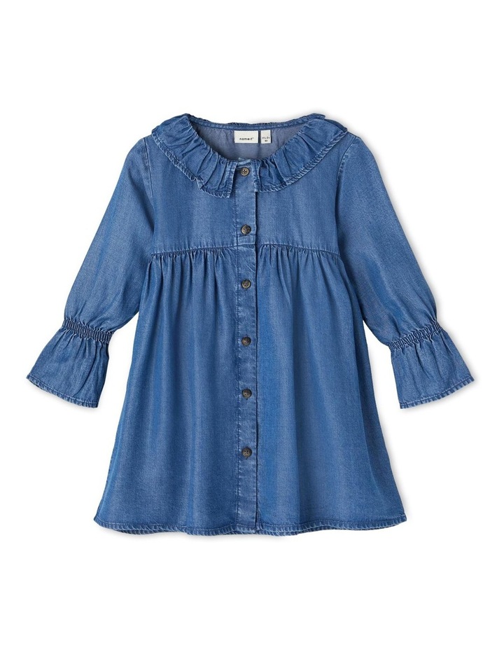 Telly Long Sleeve Dress Medium Blue