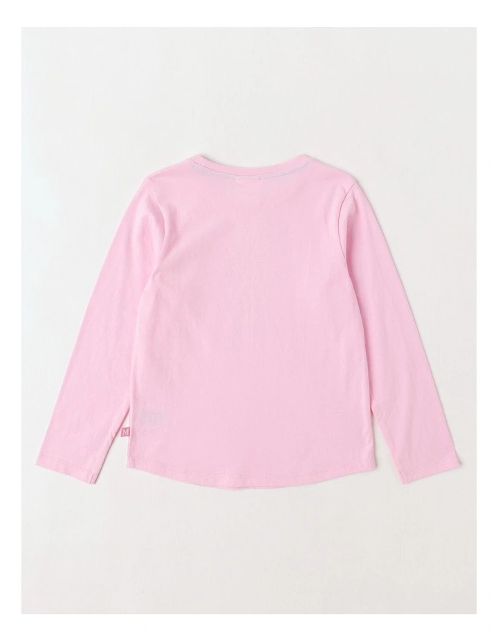 Essentials Long Sleeve Tee in Pink Ballet image 4