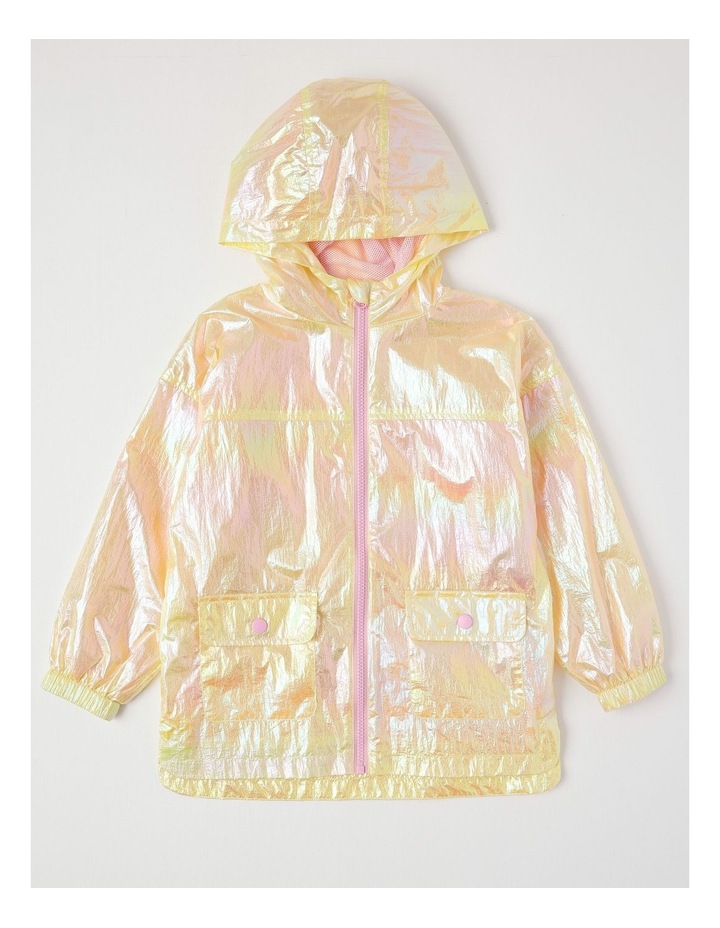Metallic Wind Breaker in Yellow