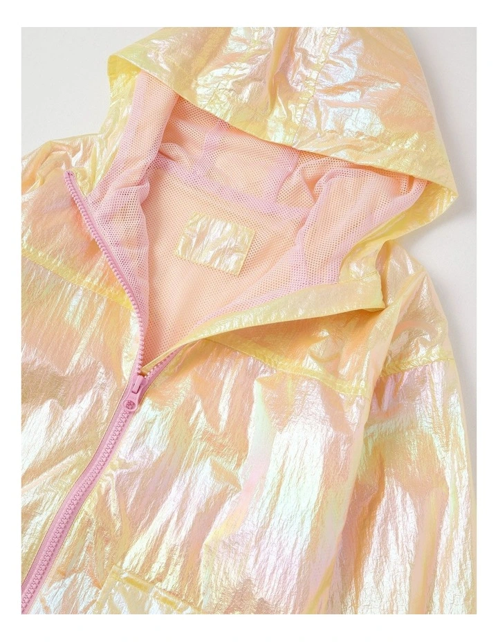 Metallic Wind Breaker in Yellow image 2