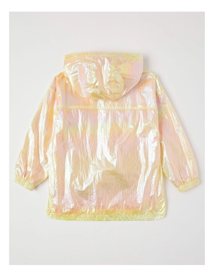 Metallic Wind Breaker in Yellow image 3