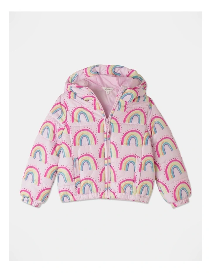 puffer jacket pink