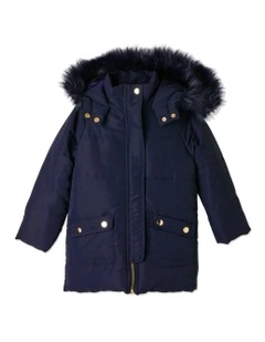 Navy winter coat girl Clearance