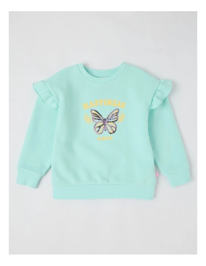 Essentials Crew Sweat in Butterfly Blue image 1