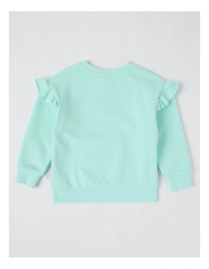 Essentials Crew Sweat in Butterfly Blue image 3