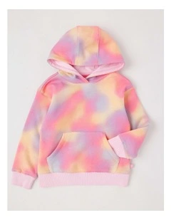 Essentials Hooded Sweat in Rainbow