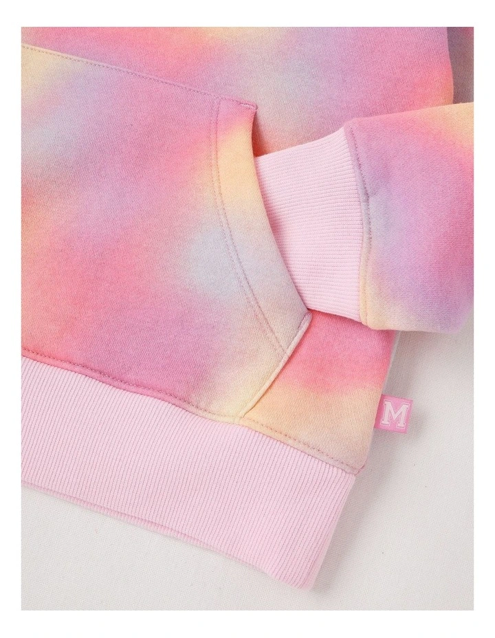Essentials Hooded Sweat in Rainbow image 4