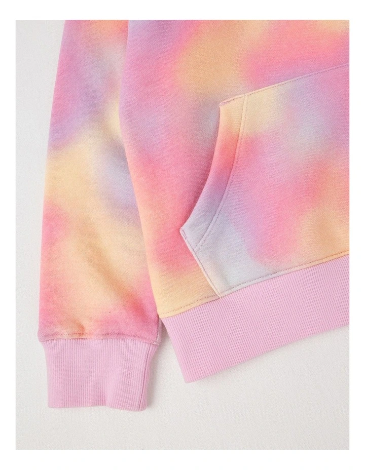 Essentials Hooded Sweat in Rainbow image 5