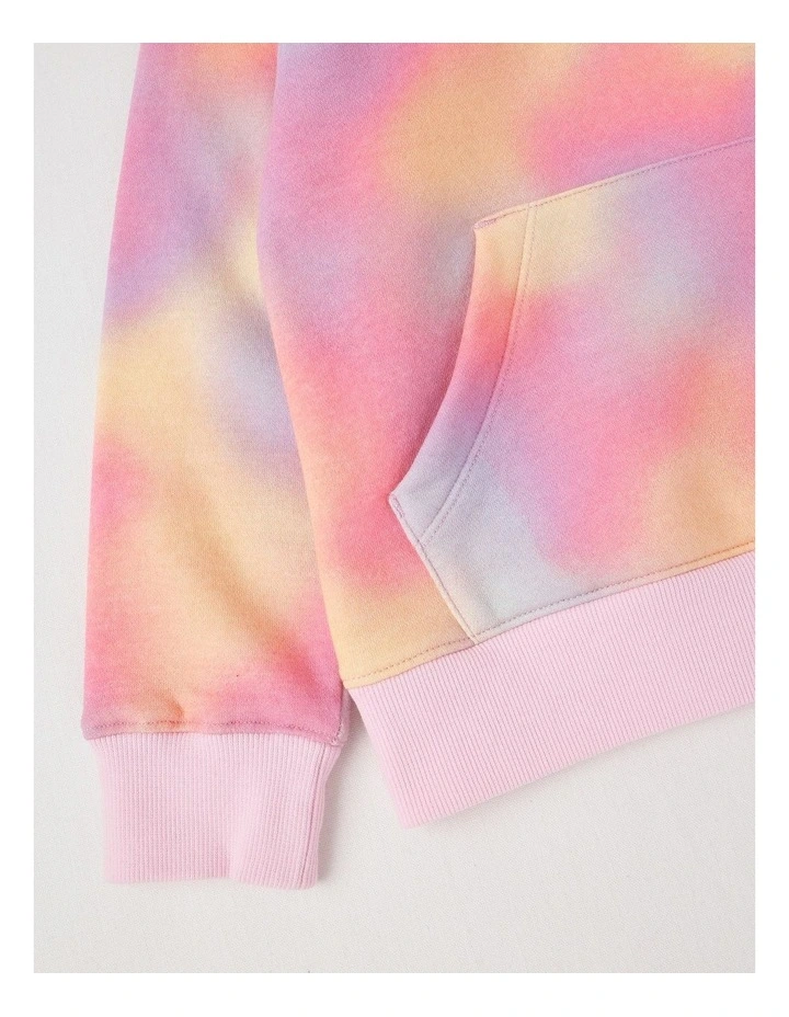 Essentials Hooded Sweat in Rainbow image 5