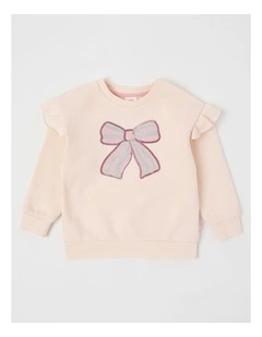 Essentials Crew Sweat in Bow Cream