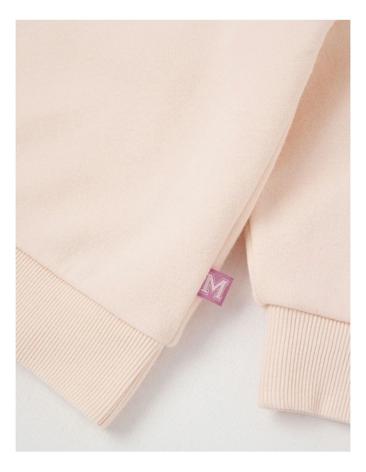 Essentials Crew Sweat in Bow Cream image 4