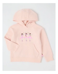 Essentials Hooded Sweat in Ballerinas Light Pink