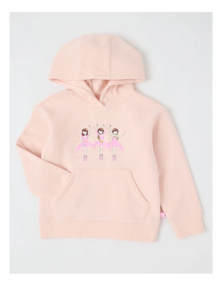 Essentials Hooded Sweat in Ballerinas Light Pink image 1
