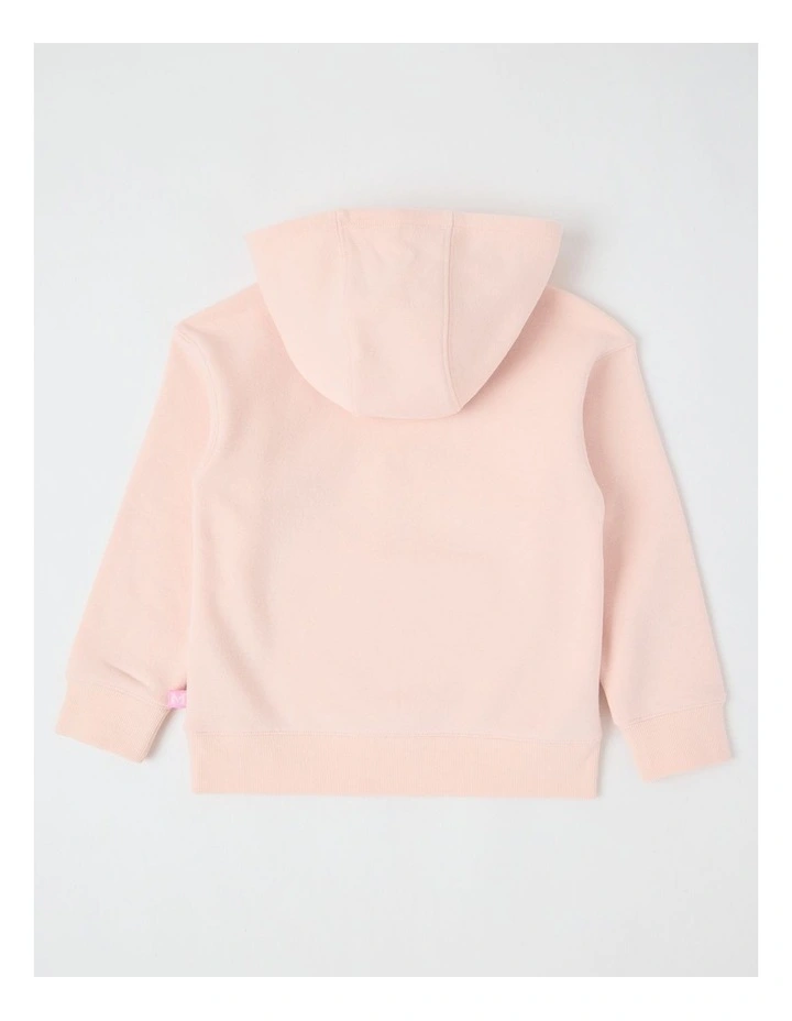 Essentials Hooded Sweat in Ballerinas Light Pink image 3