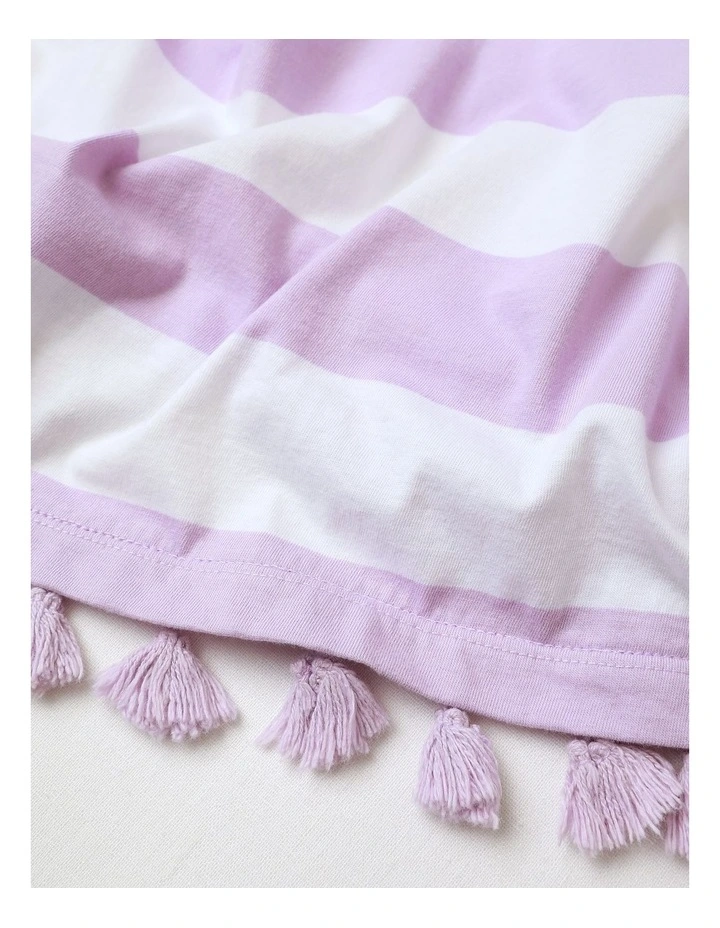 Tassel Trim Tank in Lilac image 4