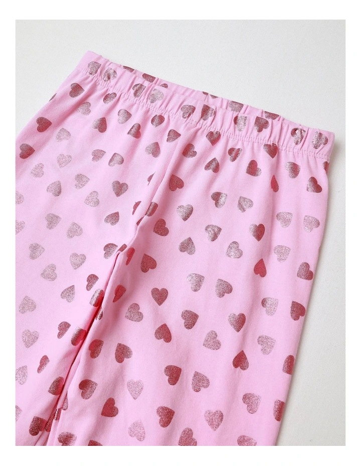 Essentials Metallic Legging in Pink image 2
