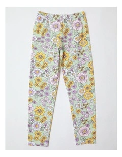 Essentials Print Legging in Mint