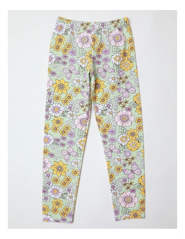 Essentials Print Legging in Mint image 1