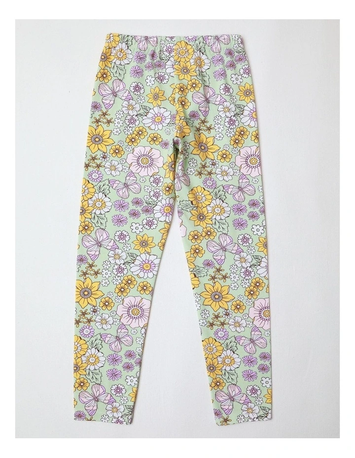 Essentials Print Legging in Mint image 3
