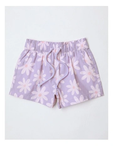 Essentials Woven Shorts in Lilac