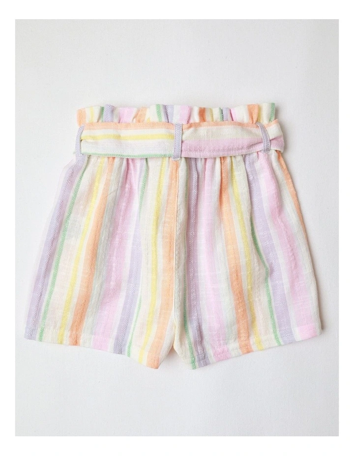 Paperbag Shorts in Rainbow image 3