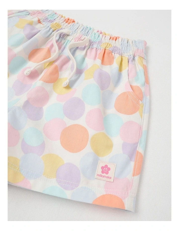 Essentials Woven Short in Large Spots/Multi image 2
