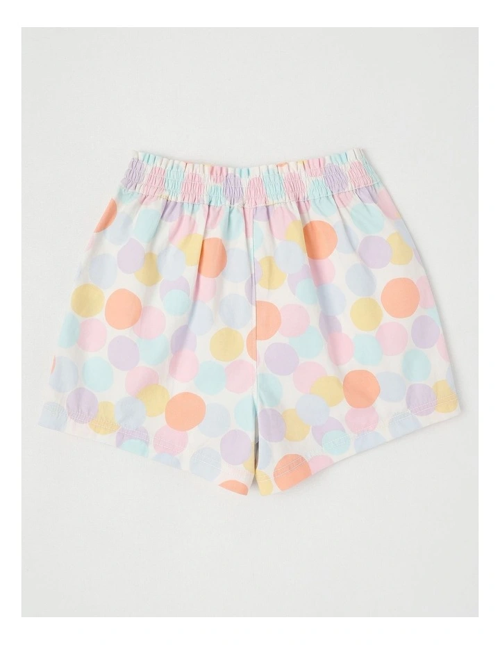 Essentials Woven Short in Large Spots/Multi image 3