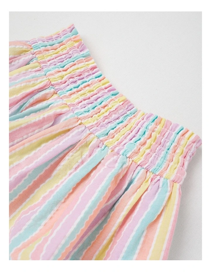 Stripe Rara Skirt in Rainbow image 4