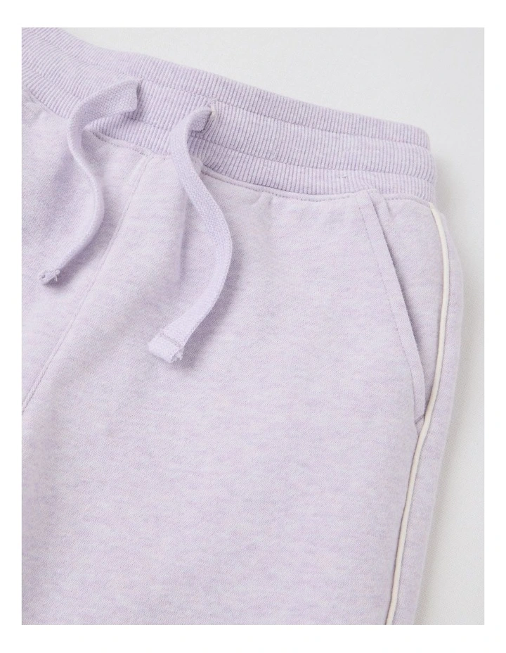 Essentials Trackpant in Purple Marle image 2