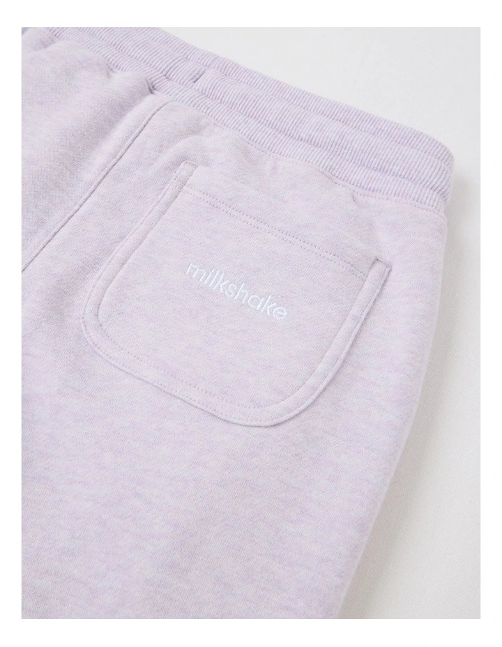 Essentials Trackpant in Purple Marle image 5