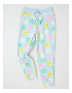 Essentials Trackpant in Blue Flowers