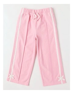 Wide Leg Trackpant in Pink