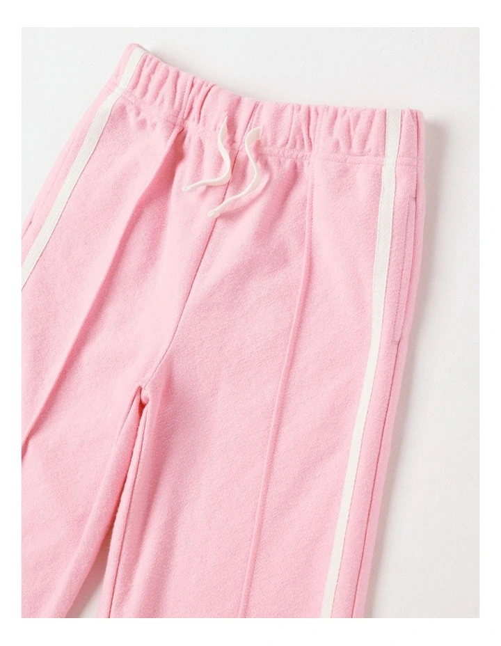Wide Leg Trackpant in Pink image 2