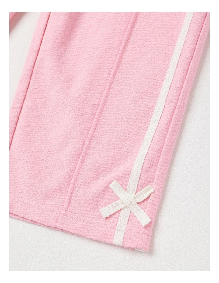 Wide Leg Trackpant in Pink image 4