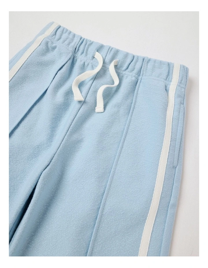 Wide Leg Trackpant in Blue image 2